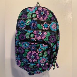 Beautiful Floral Flower quilt cloth backpack